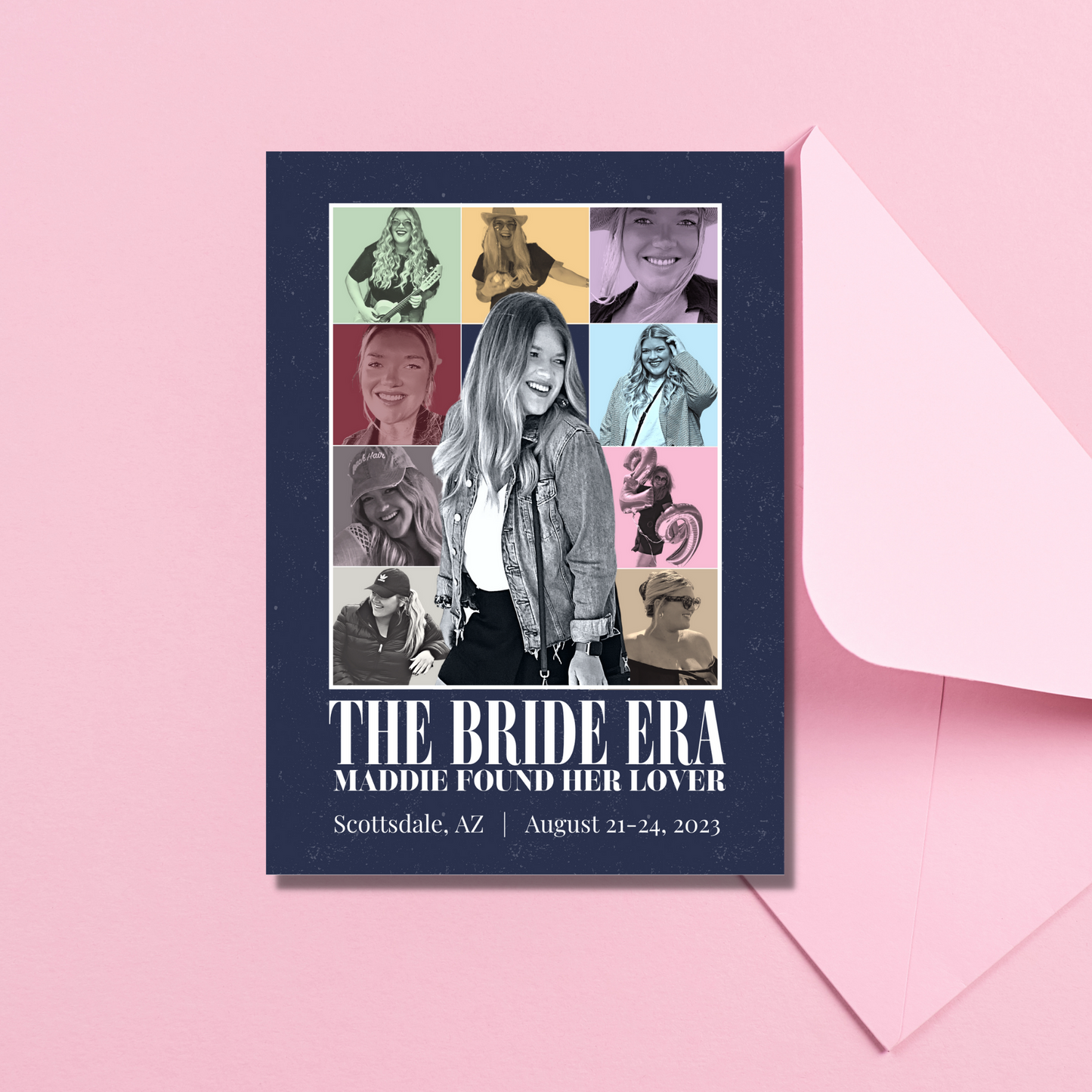 End of an Era Bachelorette Invitation and Itinerary. Digital Download