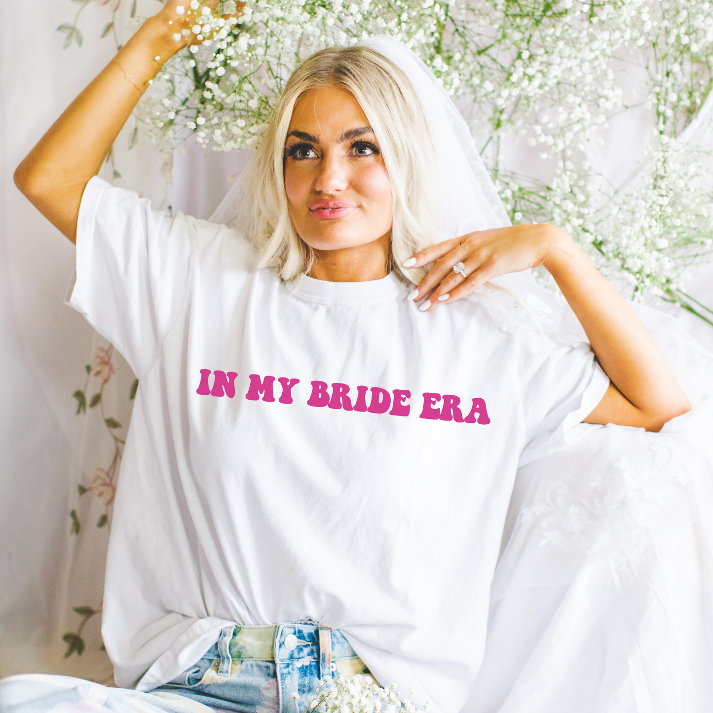 In My Bride Era T-Shirt. Eras Theme Bachelorette Party. Engagement Gift. Comfort Colors Shirt.