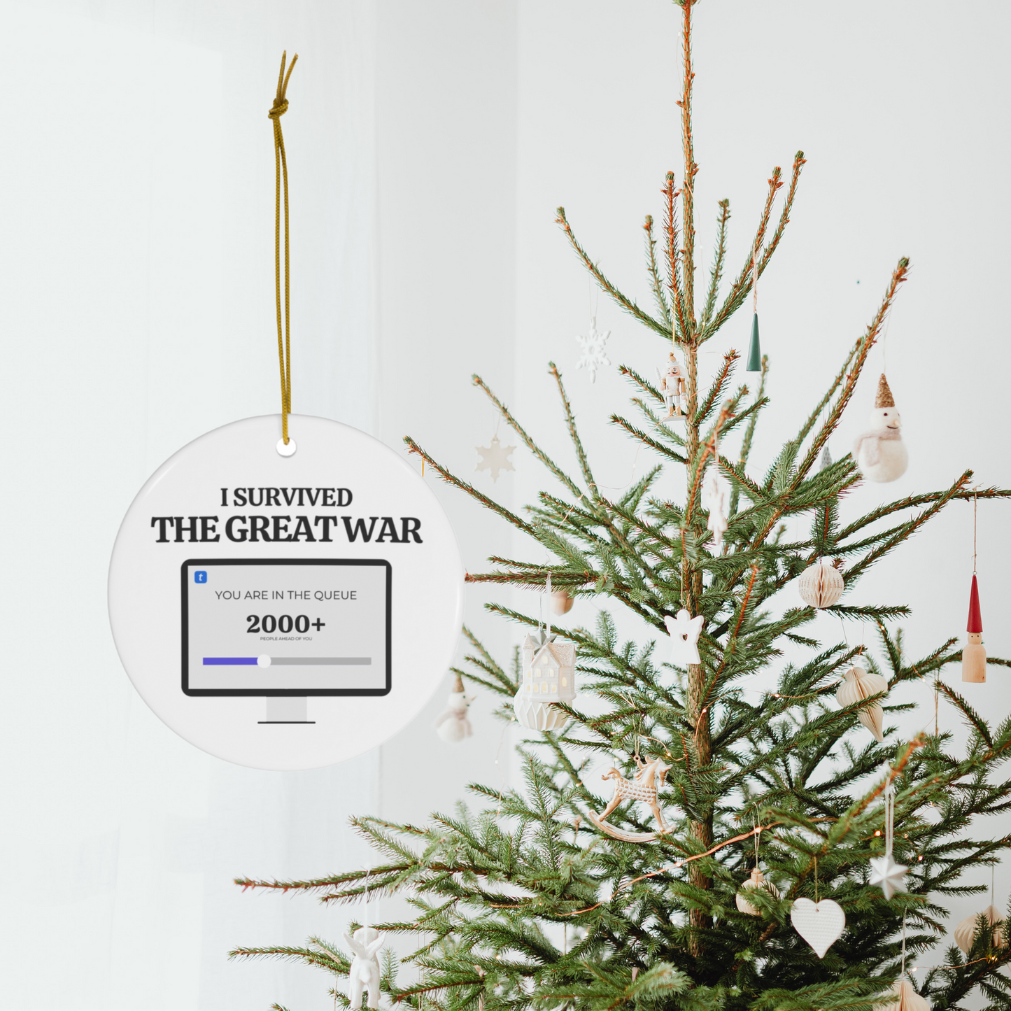 I Survived The Great War Christmas Ornament