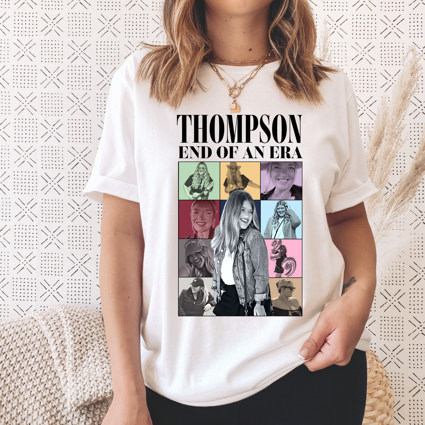 Custom Taylor Era's Theme Bachelorette Party T-Shirt. Personalized Eras Bride Shirt. Bridal Party Shirt