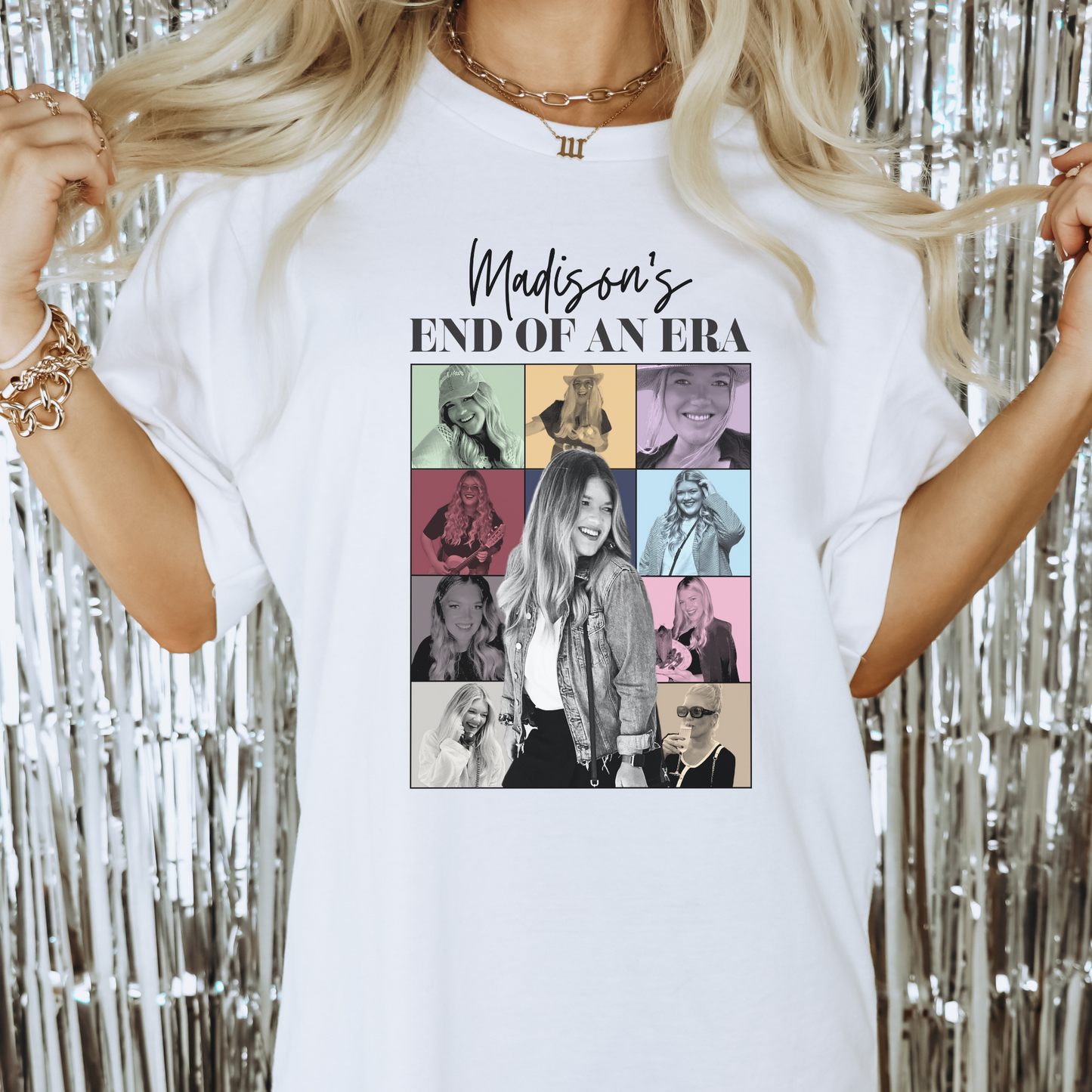 Custom Taylor Era's Theme Birthday Party T-Shirt. Personalized Bachelorette Shirt. Swift Bachelorette Theme. Digital Download